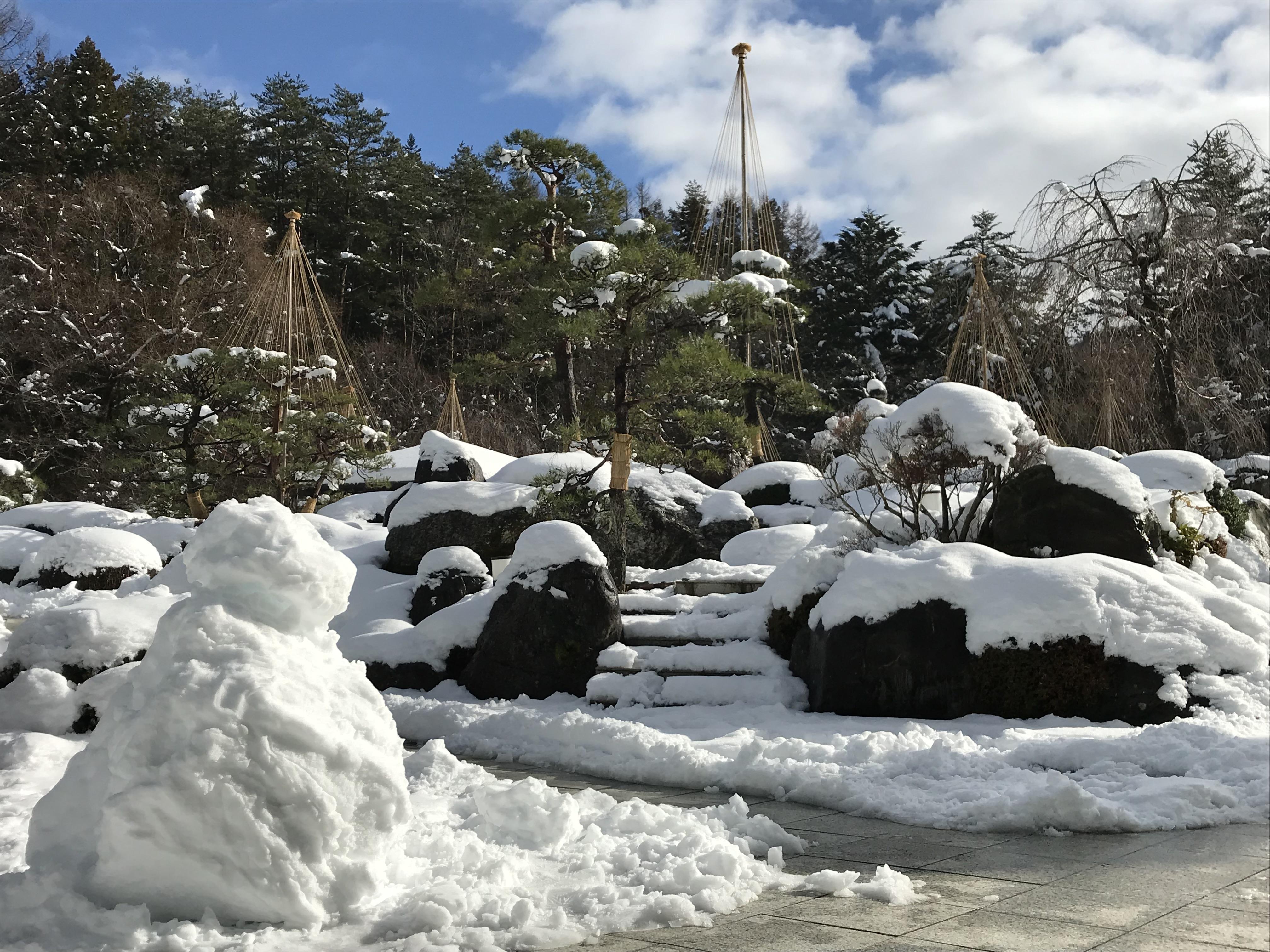 Snow Scene Welcome To Fujisan Staffblog Hotel Kaneyamaen Bessho Sasa