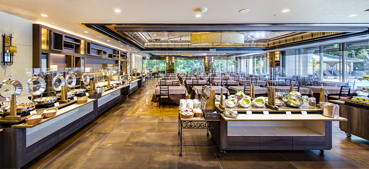 画像:朝食バイキング