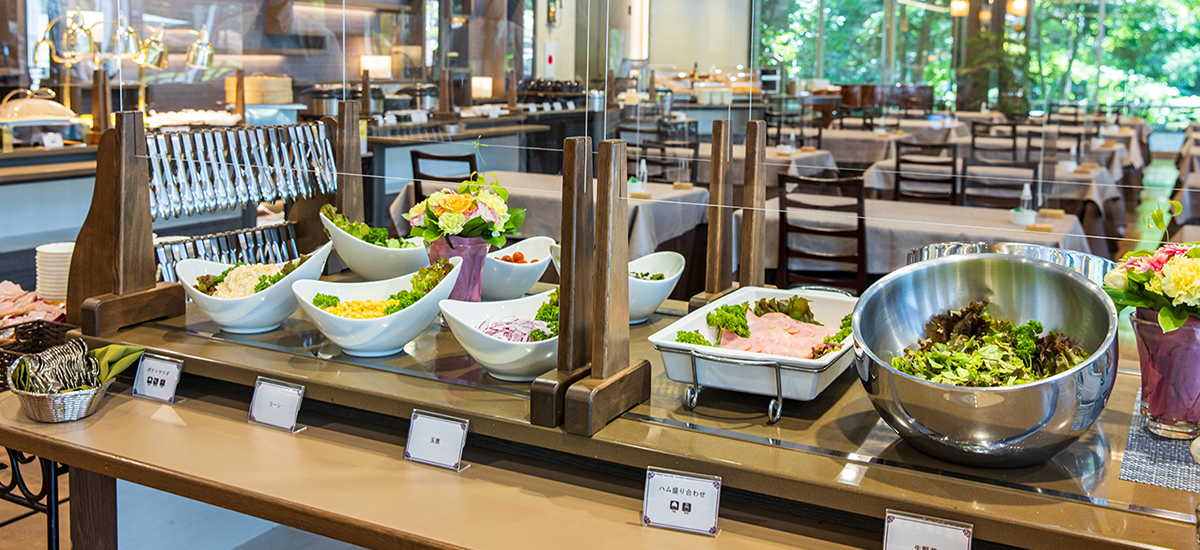 画像:朝食バイキング