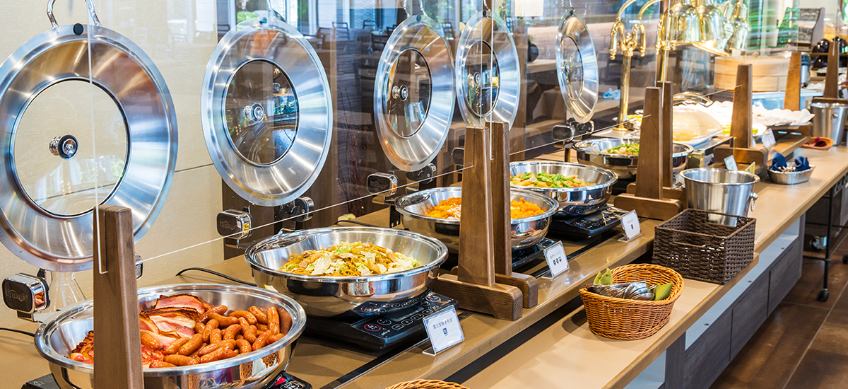 画像:朝食バイキング