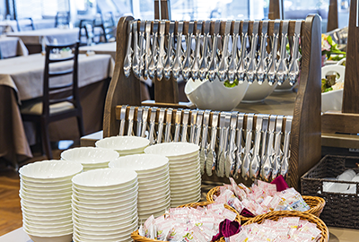 画像:朝食バイキング