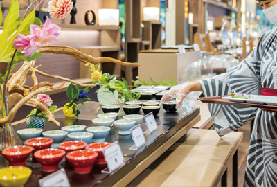 画像:朝食バイキング