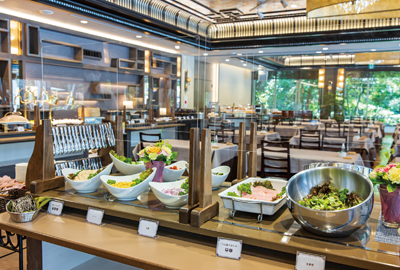 画像:朝食バイキング