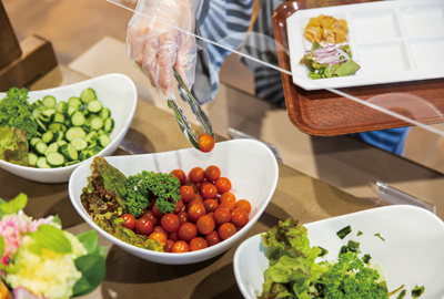 画像:朝食バイキング