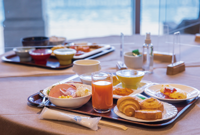 画像:朝食バイキング