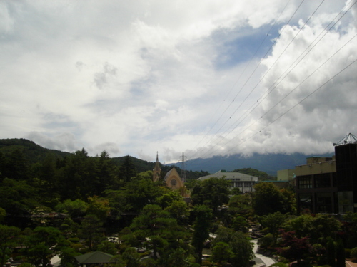 山梨県　温泉旅館　久しぶりの富士山　今日は七夕