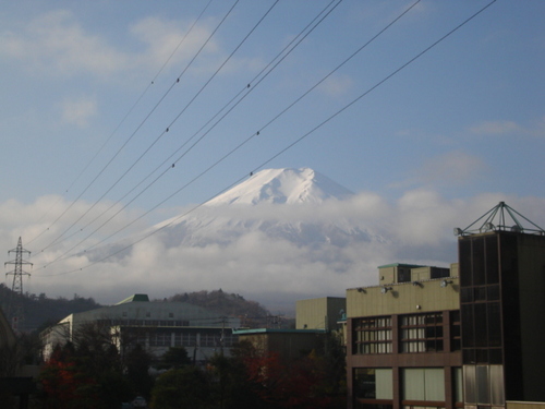 山梨県　温泉旅館　今日も富士山が綺麗でした