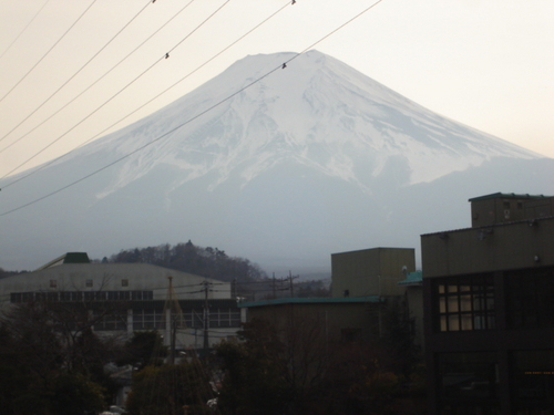 河口湖周辺　温泉宿　本日も富士が最高！！