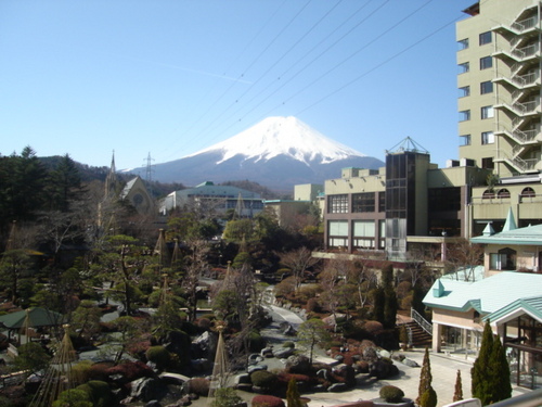 山梨県　温泉宿　今月イチバンの富士山