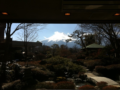 富士見通り：富士山