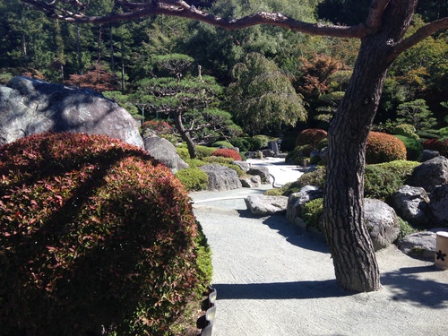 富士山温泉ホテル鐘山苑：庭園・紅葉