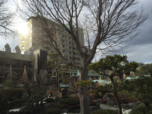 富士山温泉ホテル鐘山苑：庭園