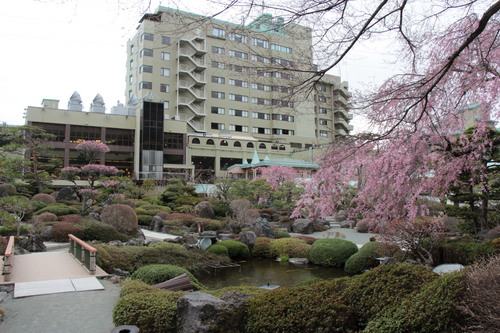 富士山温泉ホテル鐘山苑：庭園