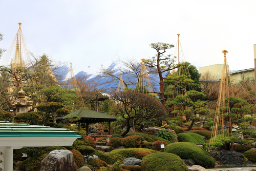 冬の庭園情報｜富士山温泉ホテル鐘山苑