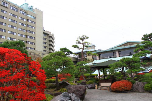 庭園の紅葉情報No.11｜富士山温泉ホテル鐘山苑